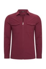 Heren travel jas mi piace burgundy