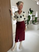 Mi Piace pullover flower offwhite