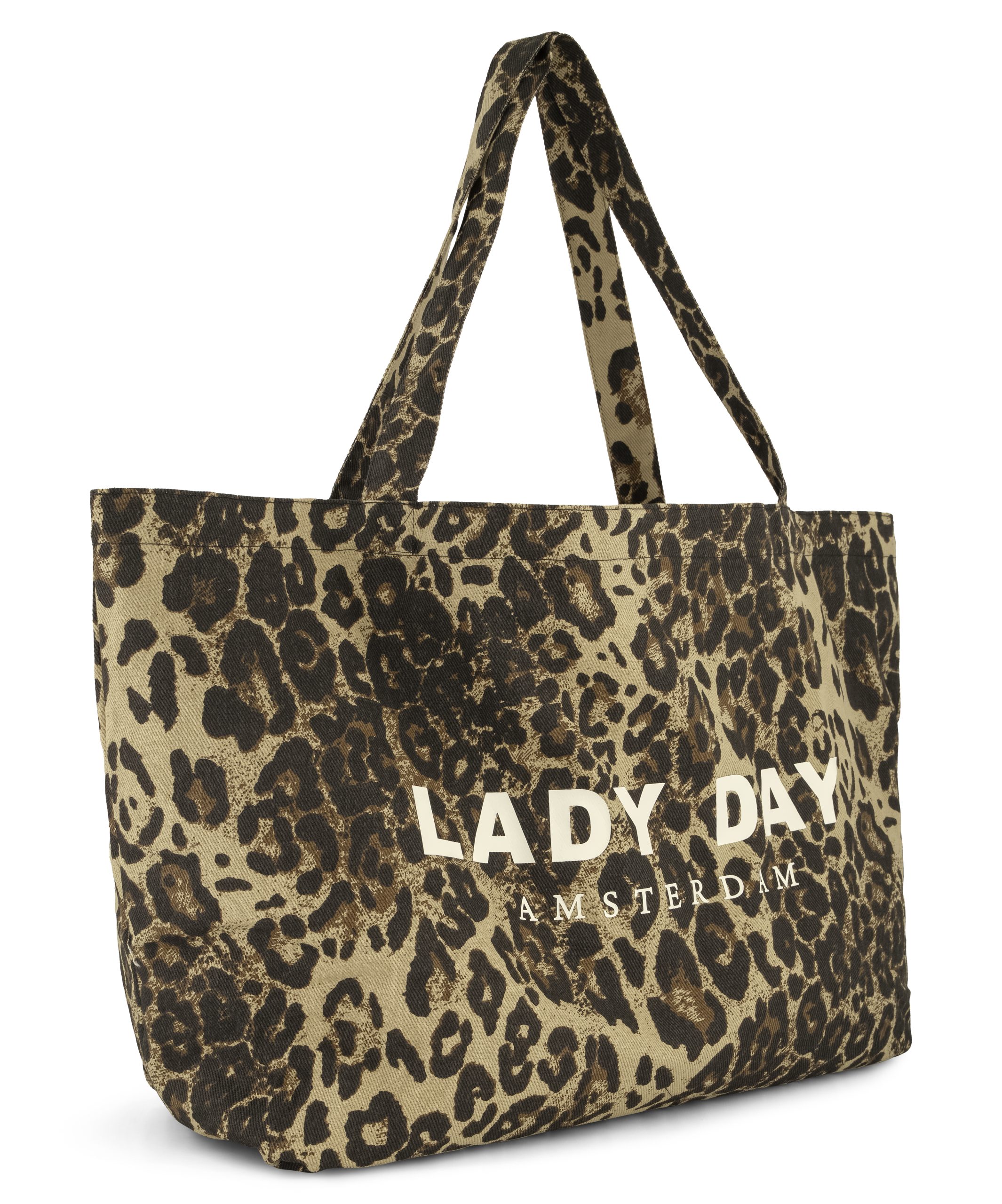 Lady Day Canvas leopard bag tas