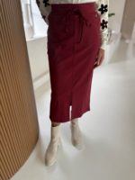 Triple Nine travel rok split bordeaux