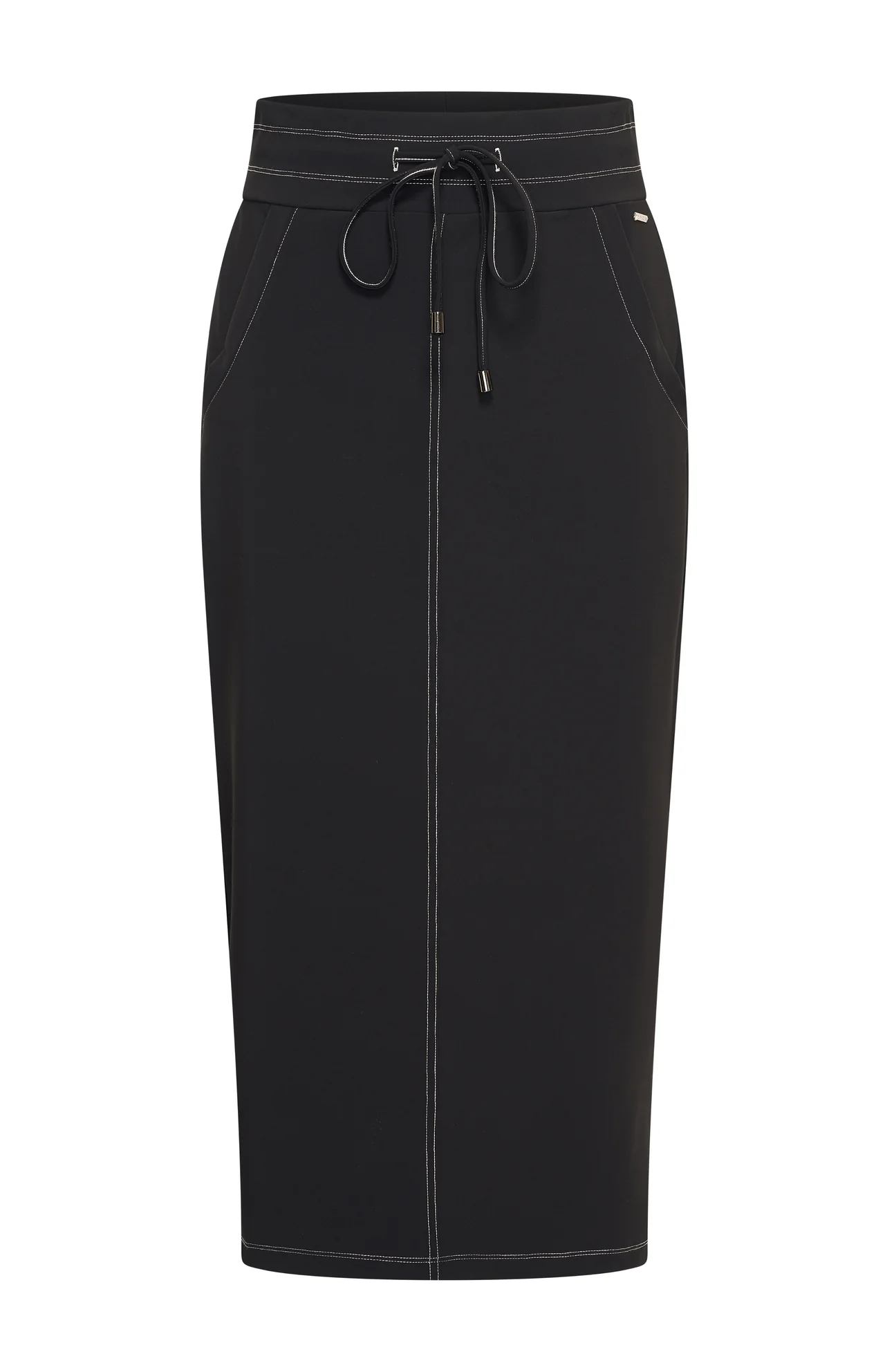 Mi Piace bonded travel rok denim zwart