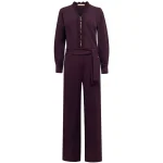 Triple Nine travel jumpsuit aubergine
