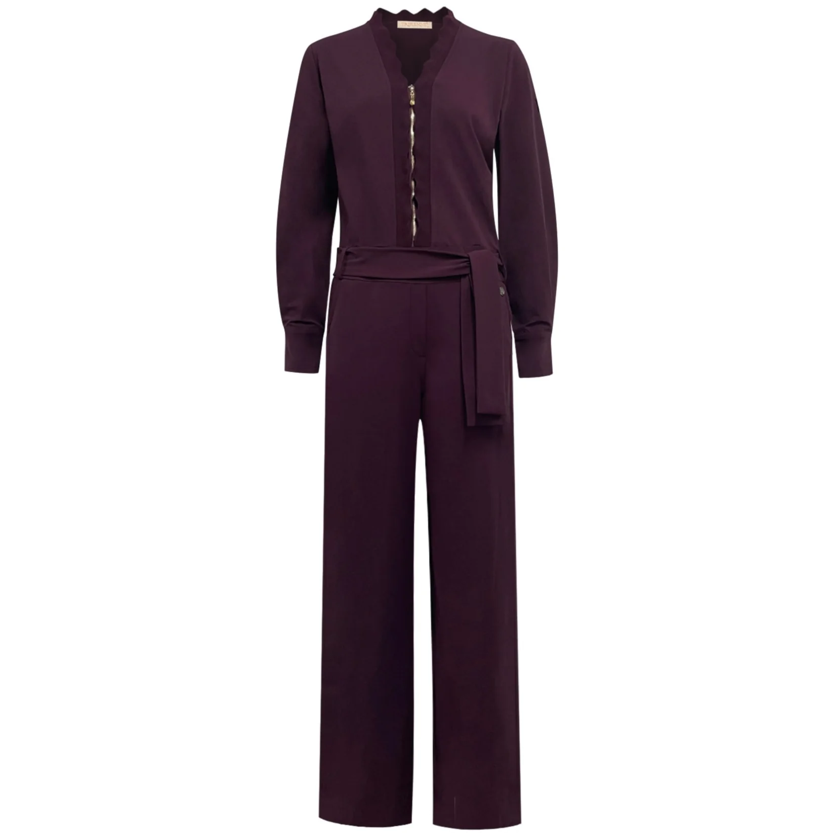 Triple Nine travel jumpsuit aubergine
