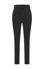 Mi Piace bonded broek straight zwart
