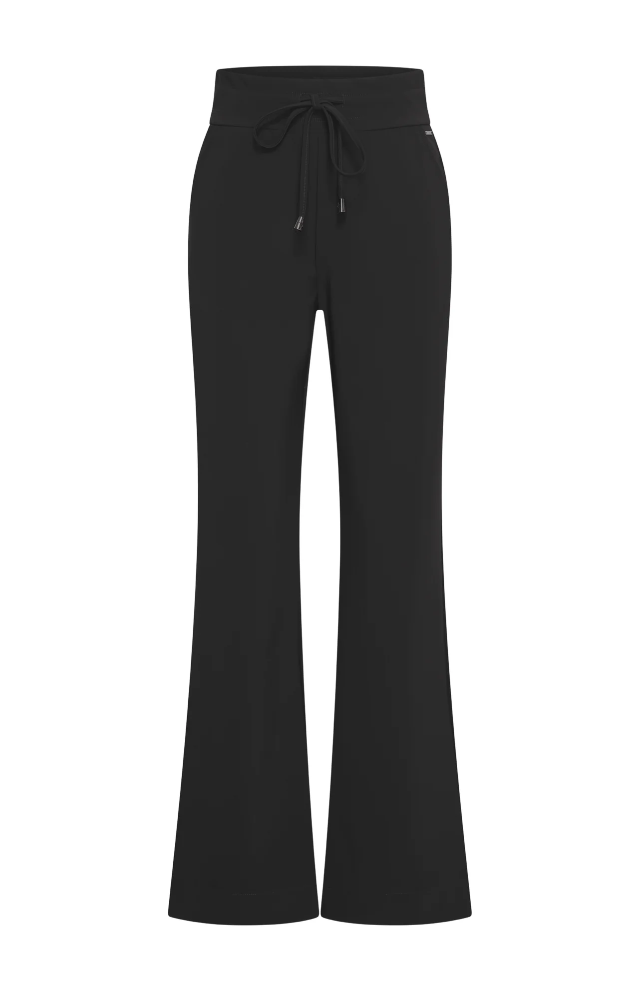 Mi Piace heavy palazzo broek bonded zwart