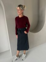 Triple Nine alpaca trui bordeaux