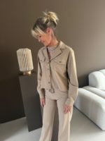 Mi Piace bonded jacket latte