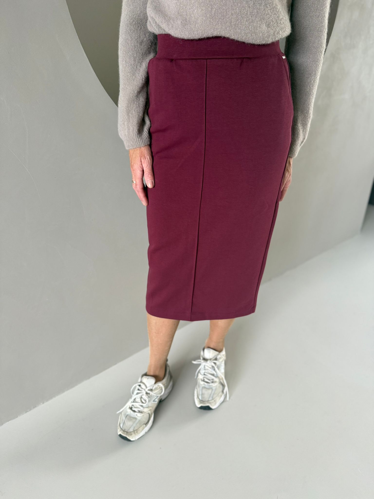 Mi Piace sweat skirt burgundy