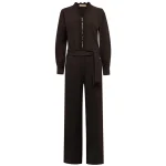 Triple Nine travel jumpsuit donkerbruin