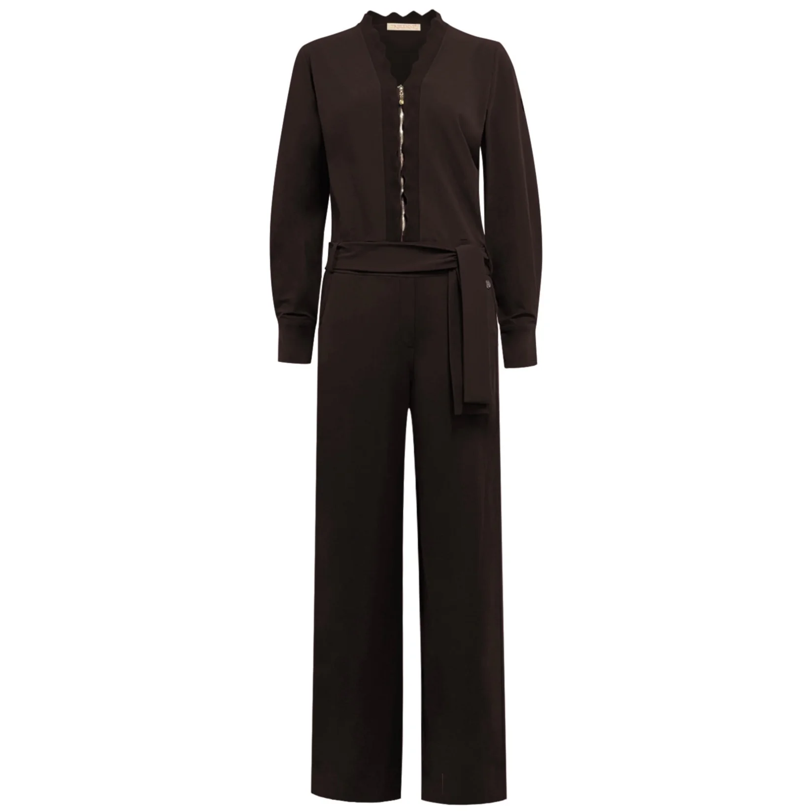 Triple Nine travel jumpsuit donkerbruin