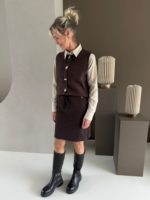 Spencer drukknopen goud bruin