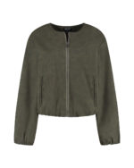 Lady Day Bernet brushed jacket dark olive