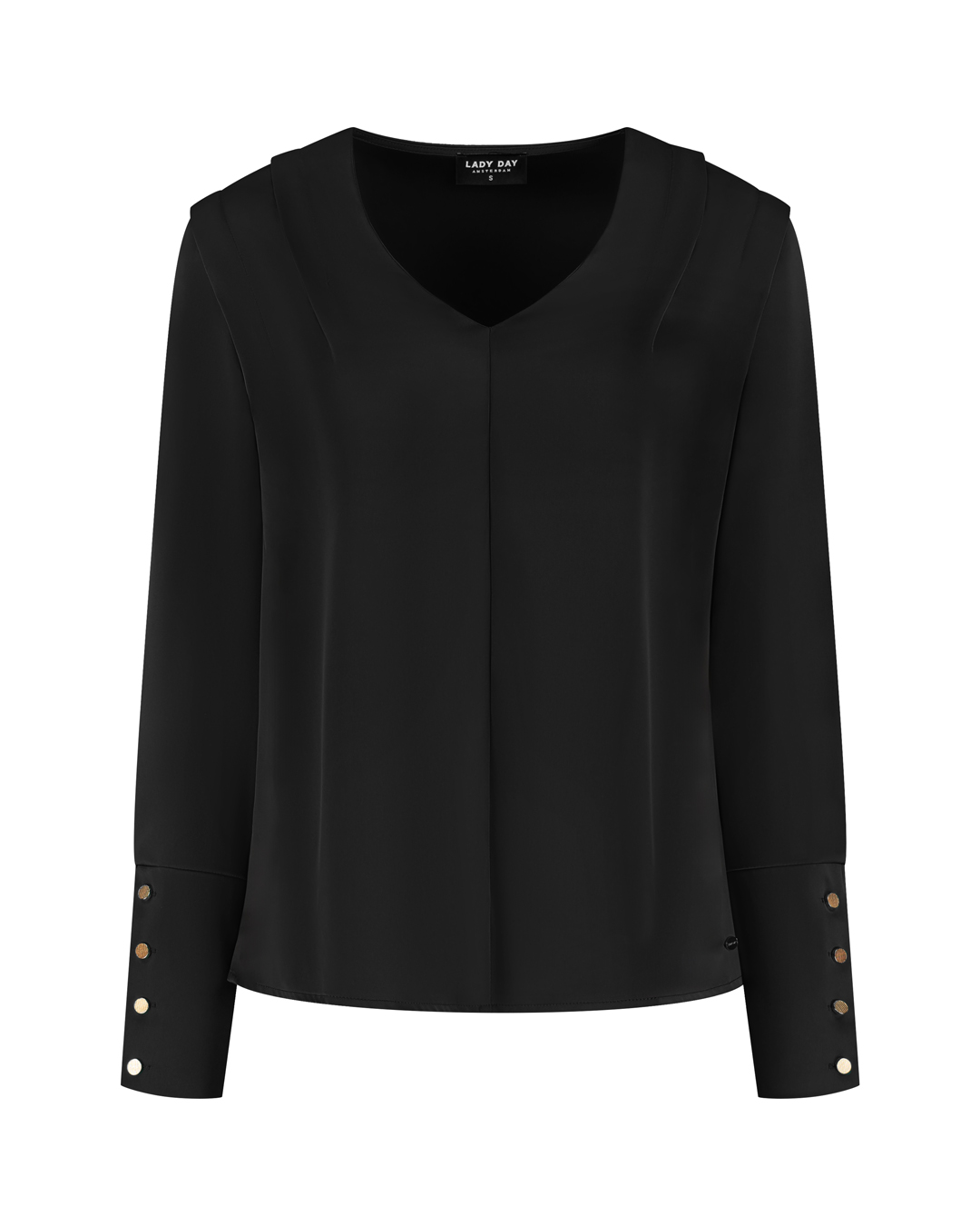 Lady Day Sheri top wool black