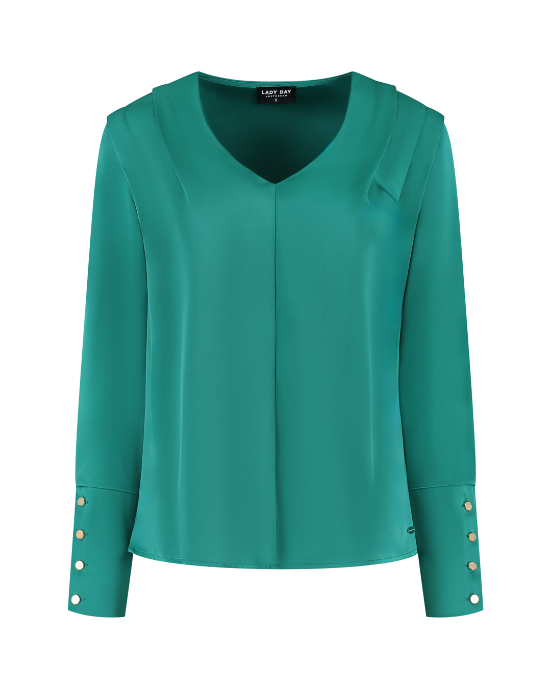 Lady Day Sheri top dark emerald