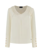 Lady Day Sheri top wool white