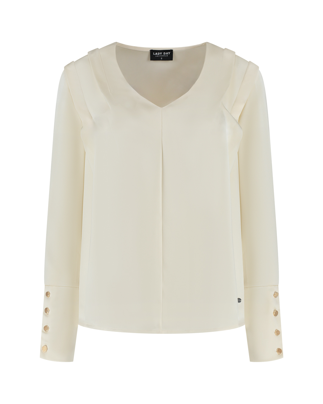 Lady Day Sheri top wool white