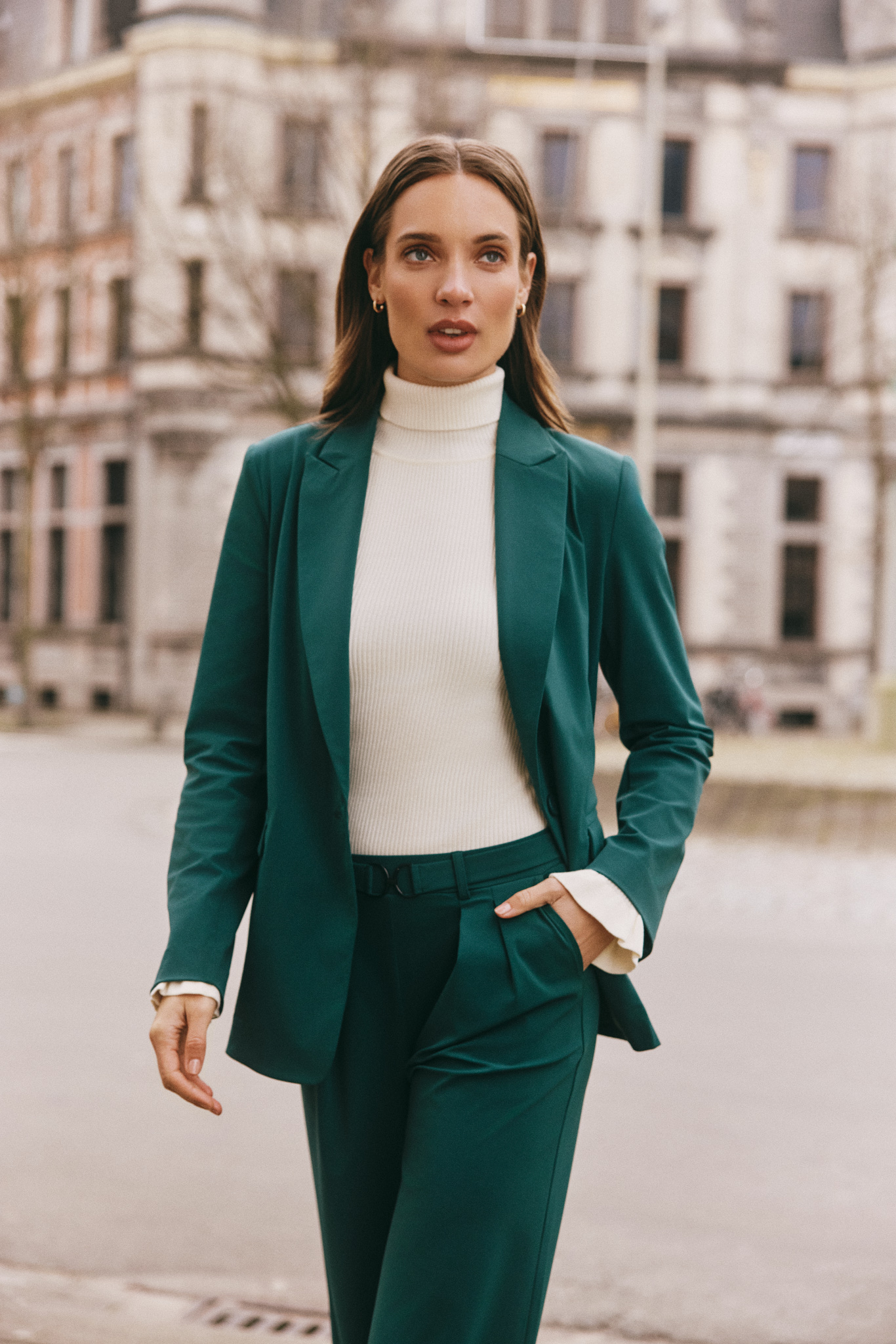 Lady Day Clover blazer sea moss