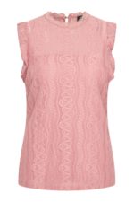 Mi Piace travel top kant dusty rose