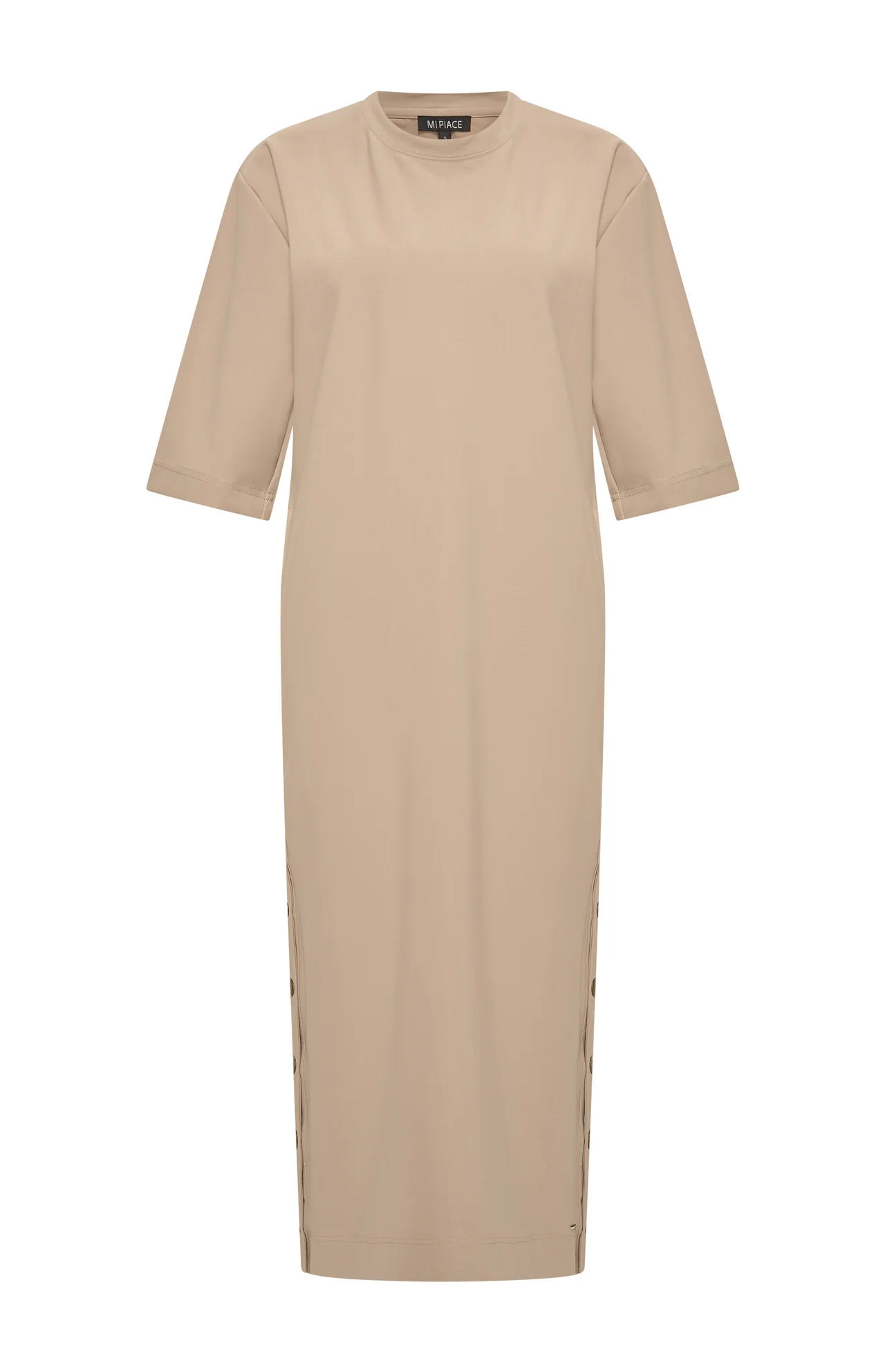 Mi Piace travel jurk lang latte