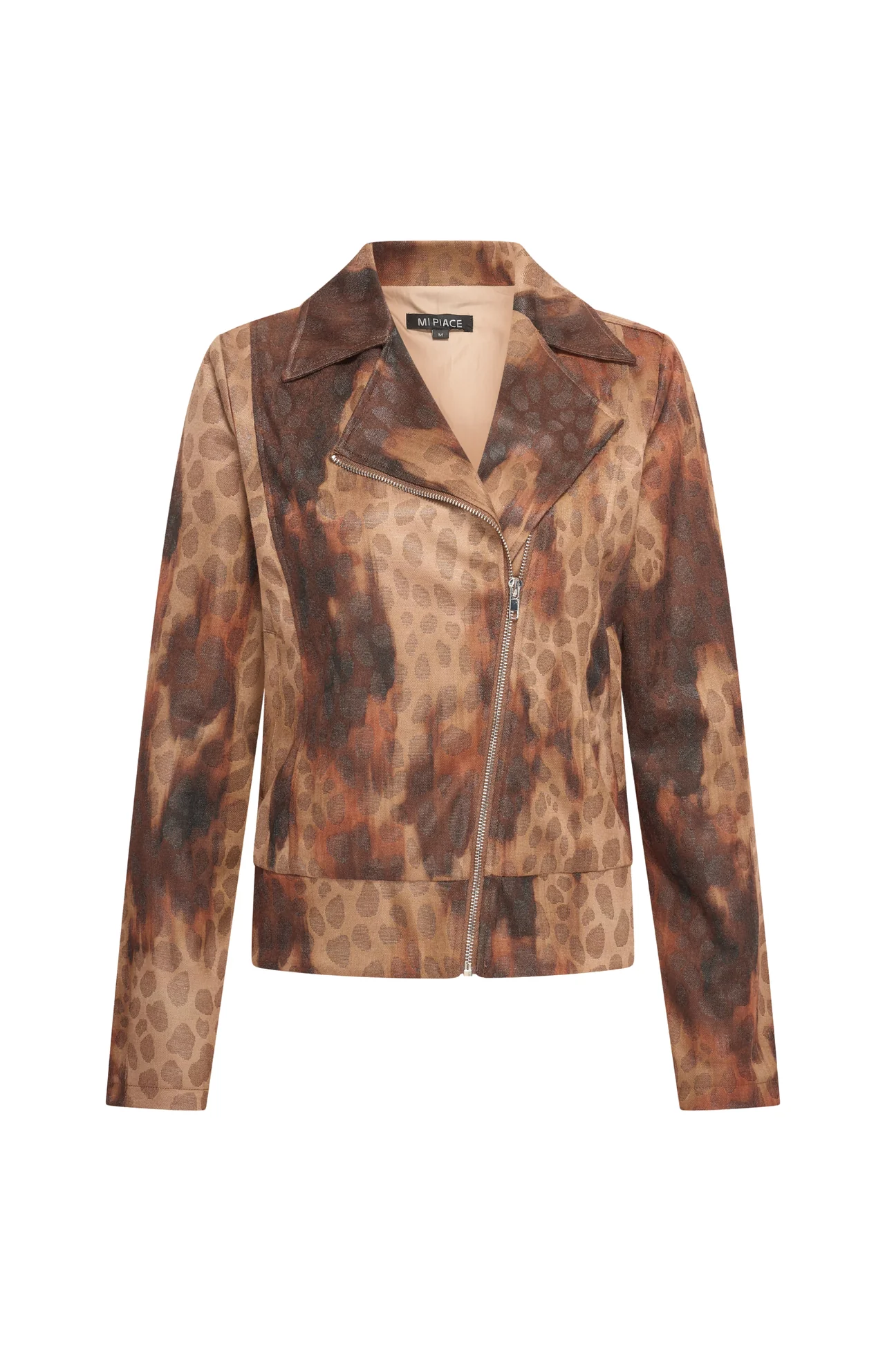 Mi Piace jacket faded leopard caramel