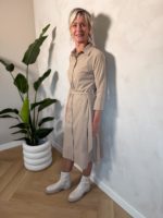 Mi Piace travel jurk drie kwart mouw falcon