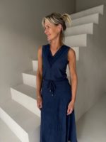 Mi Piace travel top v-hals denim