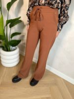 Mi Piace heavy palazzo broek bonded camel
