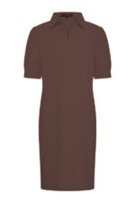 Mi Piace travel jurk recht bruin