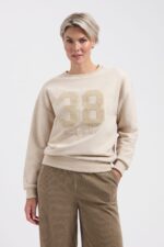 Lady Day Academy melange sweater vanilla